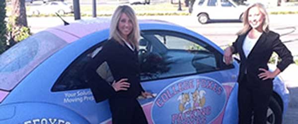 College Foxes Packing Boxes on Shark Tank