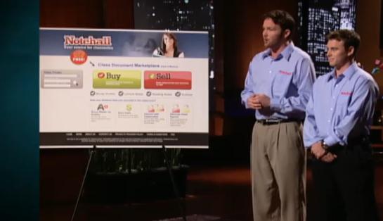 Notehall Shark Tank Update – Shark Tank Season 1
