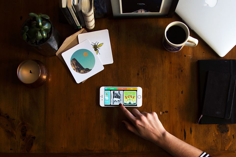 felt hand written cards