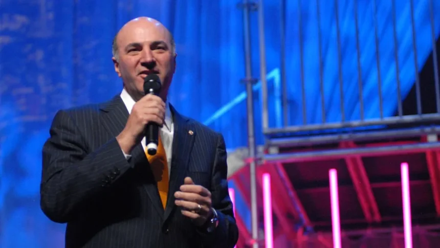 Kevin O'Leary Myseum Picture Party