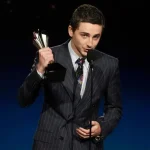 Timothée Chalamet Shark Tank Golden Globes