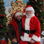 Christmas Tree Rental entrepreneur Scott Martin and Santa